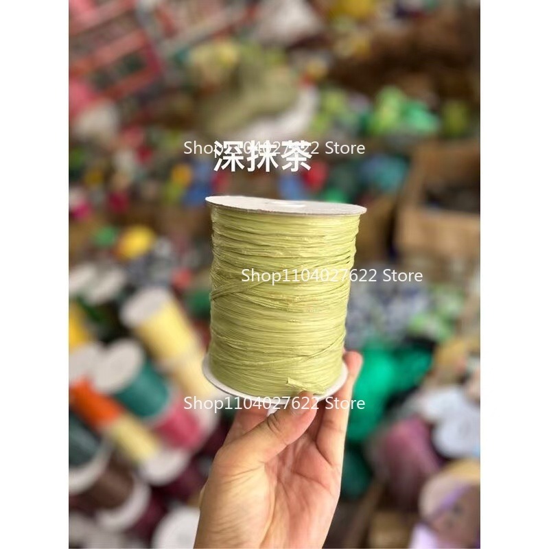 120g/롤 무광 라피아 그래스 크로셰 가방 모조 면사 - Crochet Bag Raffia 리뷰 및 가격