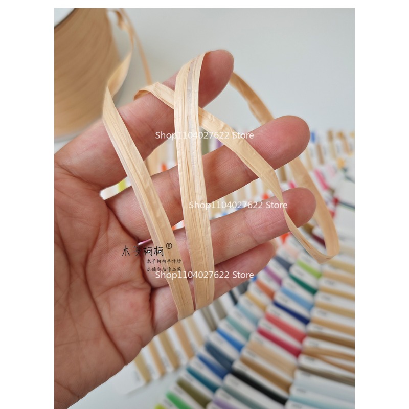 120g/롤 무광 라피아 그래스 크로셰 가방 모조 면사 - Crochet Bag Raffia 리뷰 및 가격