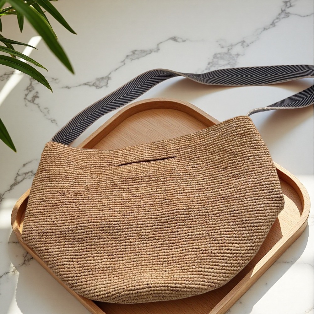 새로운 라피아 레인보우 버킷백 컬럼 크로셰 여성용 숄더 - Crochet Bag Raffia 리뷰 및 가격