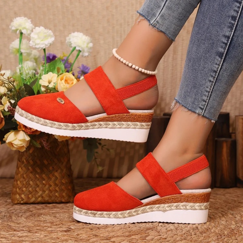 여성용 웨지 샌들, 여름 버클 스트랩 글래디에이터 슈즈 - Wedge Espadrille Women 리뷰 및 가격