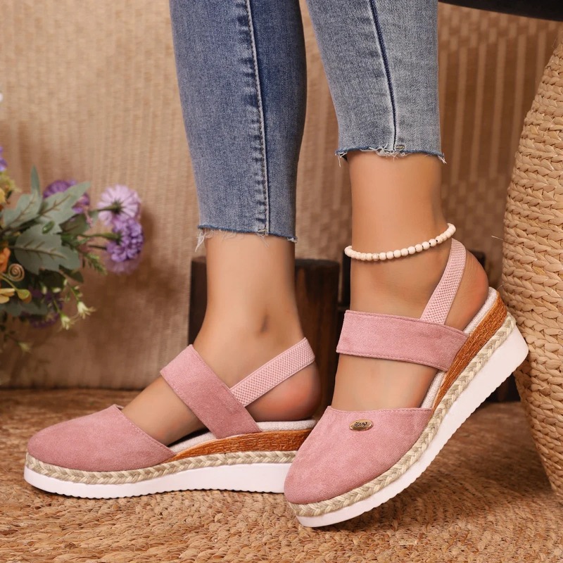 여성용 웨지 샌들, 여름 버클 스트랩 글래디에이터 슈즈 - Wedge Espadrille Women 리뷰 및 가격