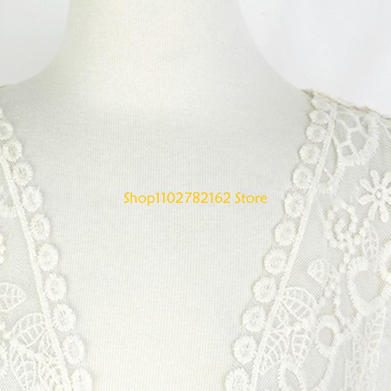 547B 여성 레이스 오픈 프론트 기모노 카디건 크로  - Kimono Sheer Floral 리뷰 및 가격