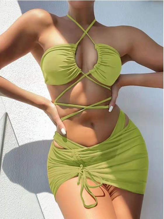 여성 하이웨이스트 스플릿 비키니 2026 신상 트렌디  - Swimsuit Bikini Ruched 리뷰 및 가격